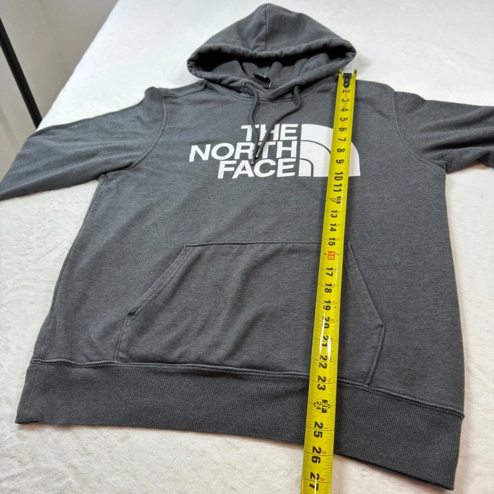 The North Face Hoodie Mens M Gray Fair Half Dome‎ Logo Pullover Fleece SP21 RTO